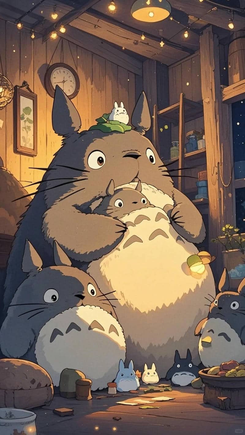 ảnh hình nền totoro cho máy tính