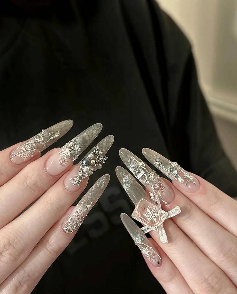 ảnh mẫu móng tay giáng sinh