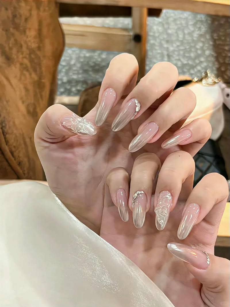 ảnh mẫu móng tay hàn quốc