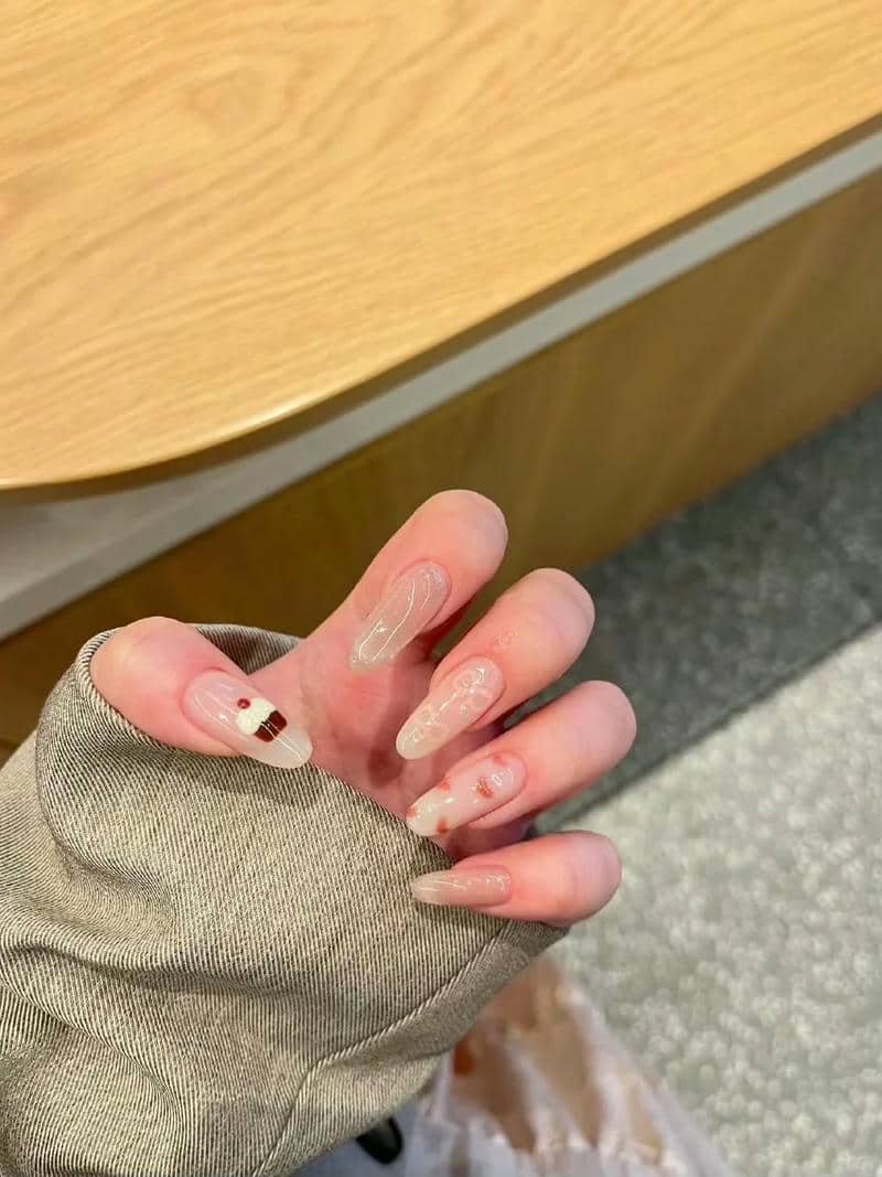 ảnh mẫu nails hàn quốc