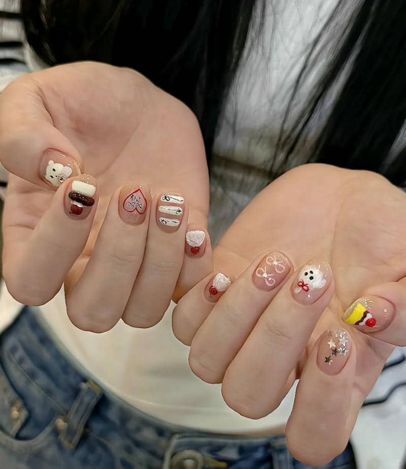 ảnh nail cute đơn giản